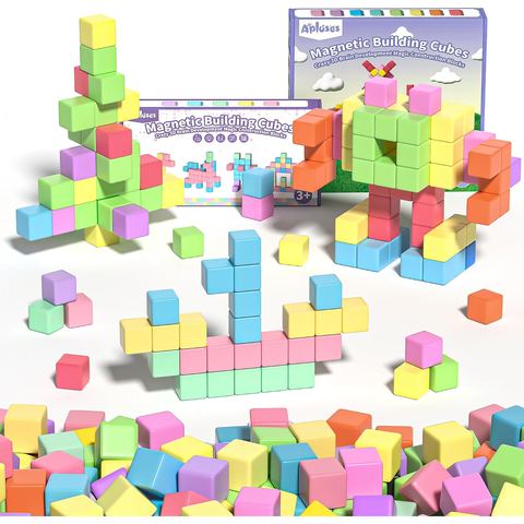104-Piece Nine-Color Village Starter Bundle magnetic building blocks