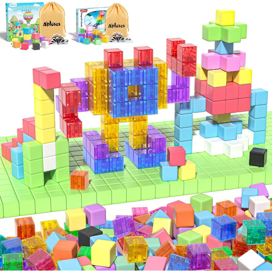 109-Piece Rooftop Builder Bundle Apluses magnetic building blocks