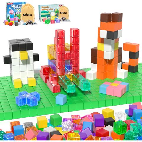 113-Piece Nineteen-Color Farmyard Lane Set magnetic building blocks