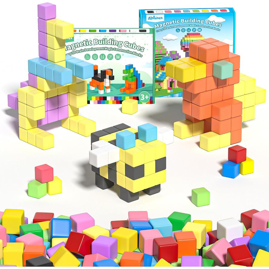 118-Piece Corner Bakery Building Set Apluses magnetic building blocks