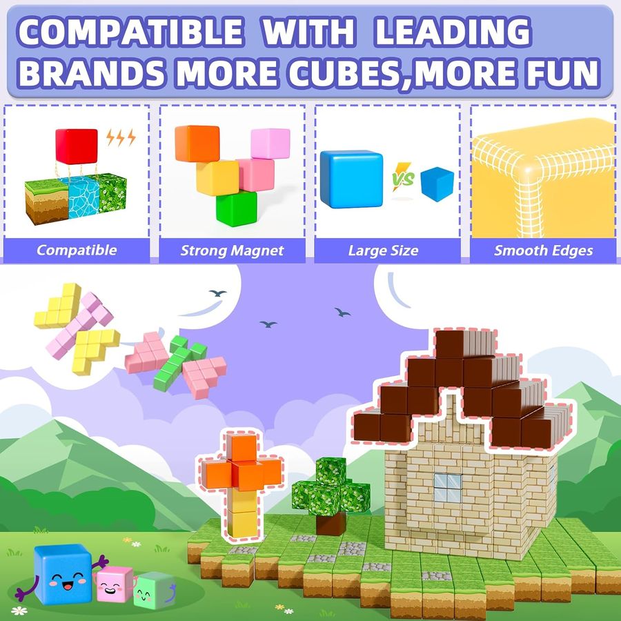145-Piece Bridge Builder Cube Bundle photo 3
