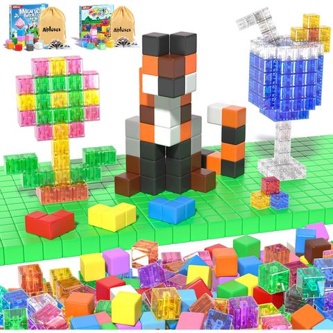 145-Piece 23-Color Rainbow Street Bundle magnetic building blocks