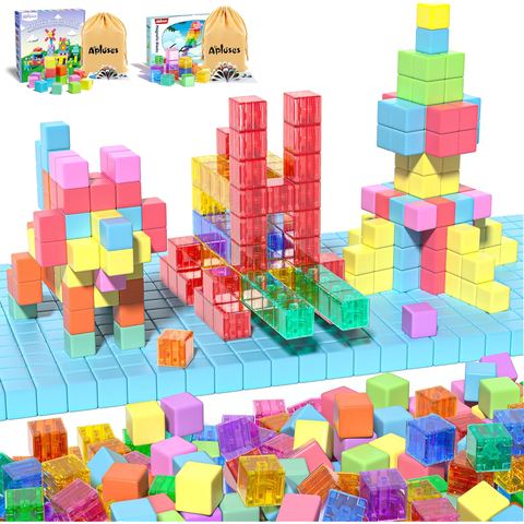145-Piece Garden Gate Cube Bundle magnetic building blocks