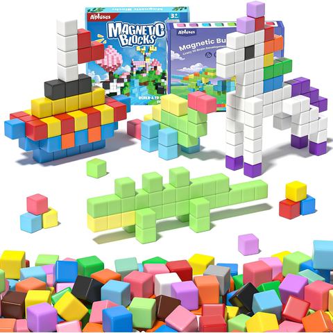 153-Piece 15-Color Main Street Bundle magnetic building blocks