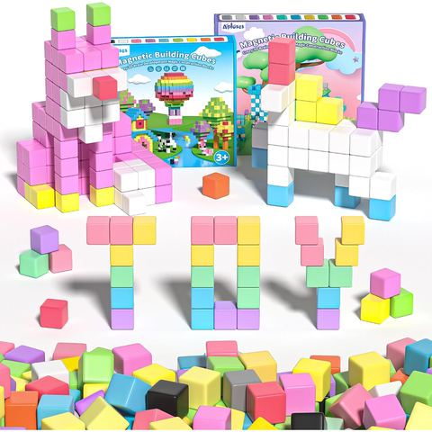 164-Piece Classroom Village Bundle with Bag magnetic building blocks