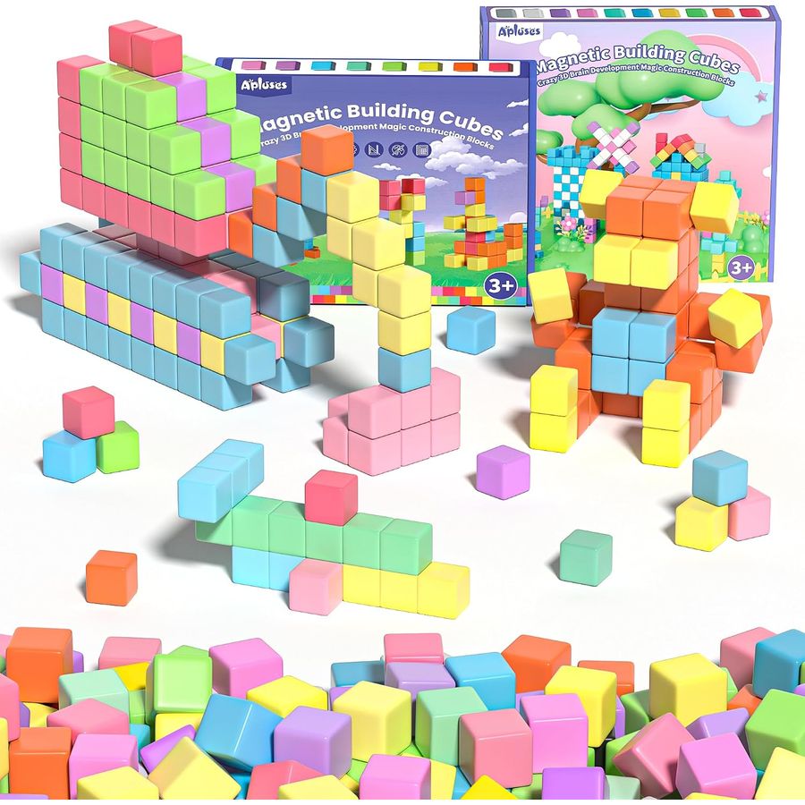 172-Piece 11-Color Lighthouse Bundle Apluses magnetic building blocks