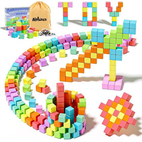 72-Piece Eight-Color Building Bag magnetic building blocks