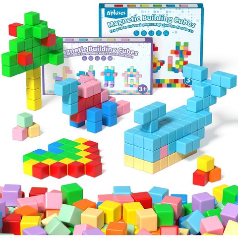 74-Piece Eleven-Color Classroom Kit magnetic building blocks