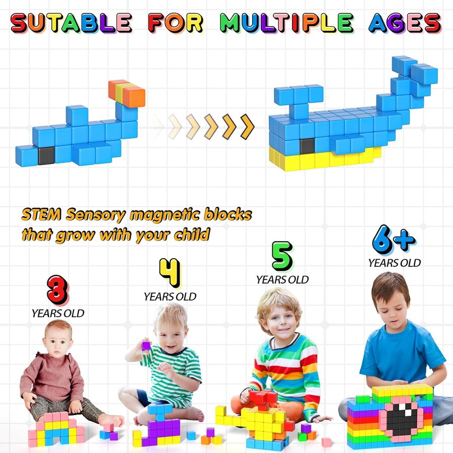 86-Piece Fourteen-Color Cube Set photo 4