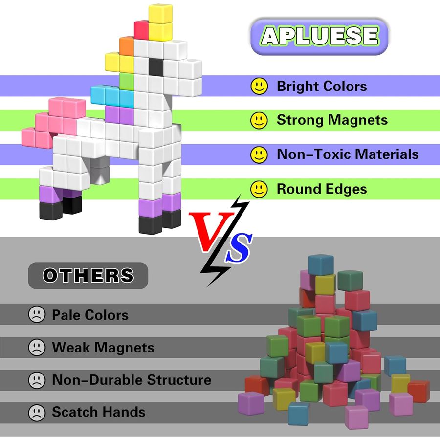 96-Piece Bright Learning Cube Set photo 5