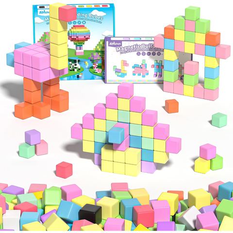 96-Piece Bright Learning Cube Set magnetic building blocks
