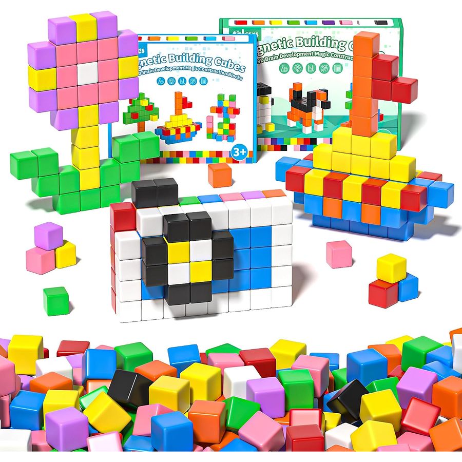 96-Piece Nine-Color Advanced Pack Apluses magnetic building blocks