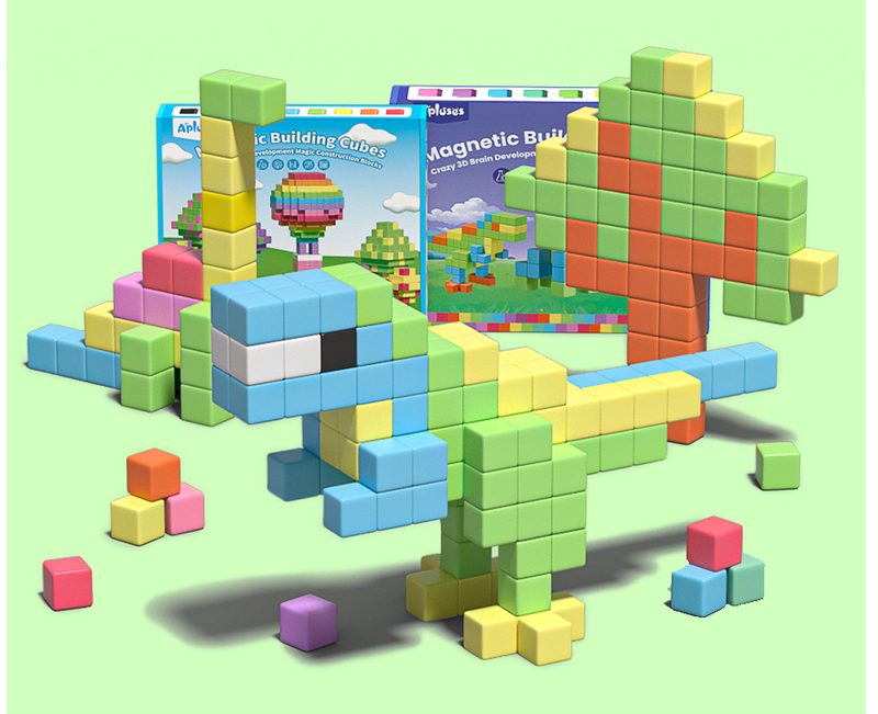 Playroom Cube Sets Apluses magnetic cubes